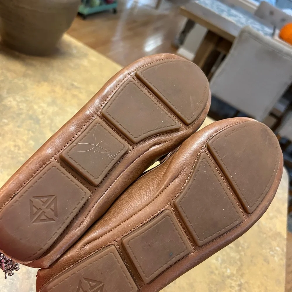 Antonio Melani Camel Brown Driving Loafers
